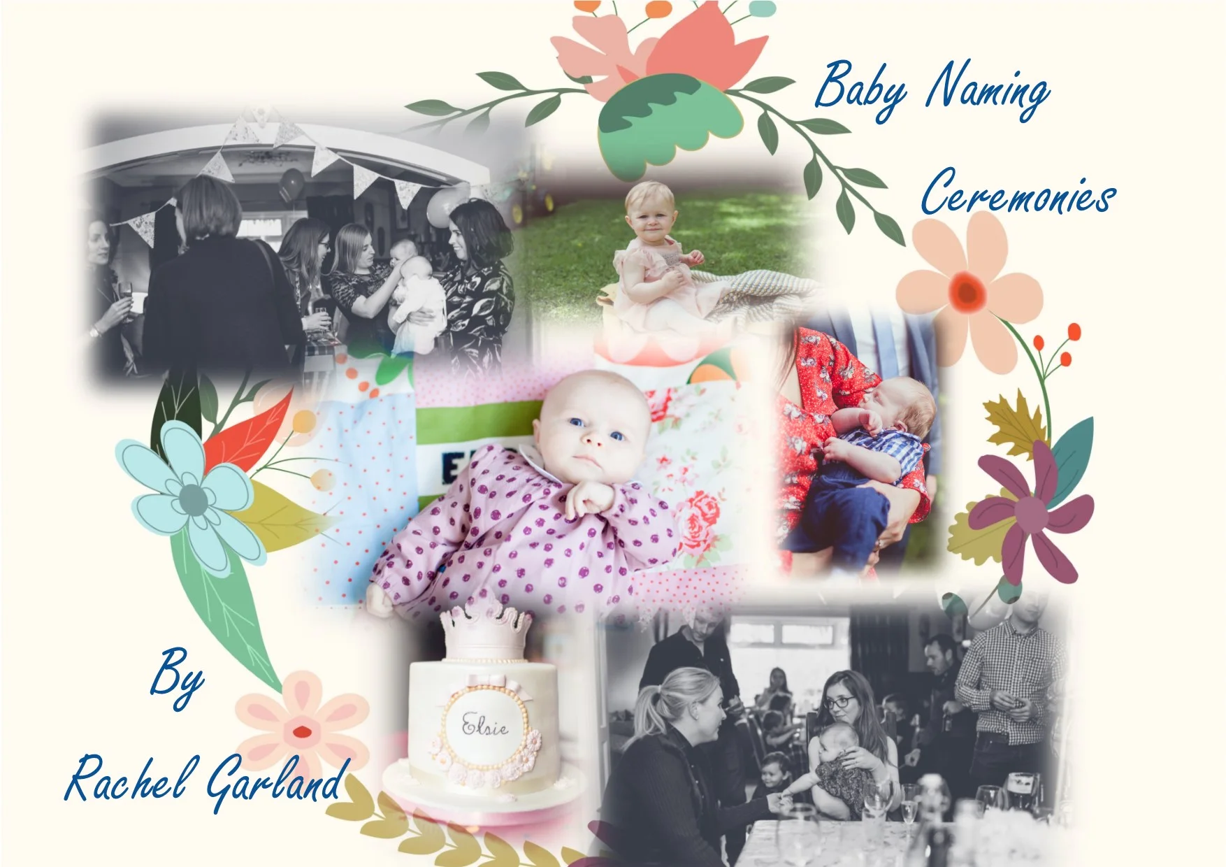 Baby naming collage